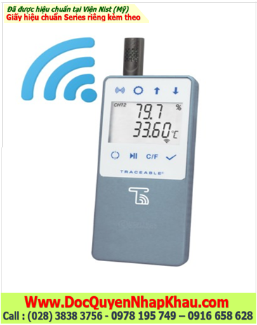 Ẩm kế HYGROMETER đo 0.0 đến 100%RH, 6520 TraceableLIVE® Ambient Datalogging Hygrometer